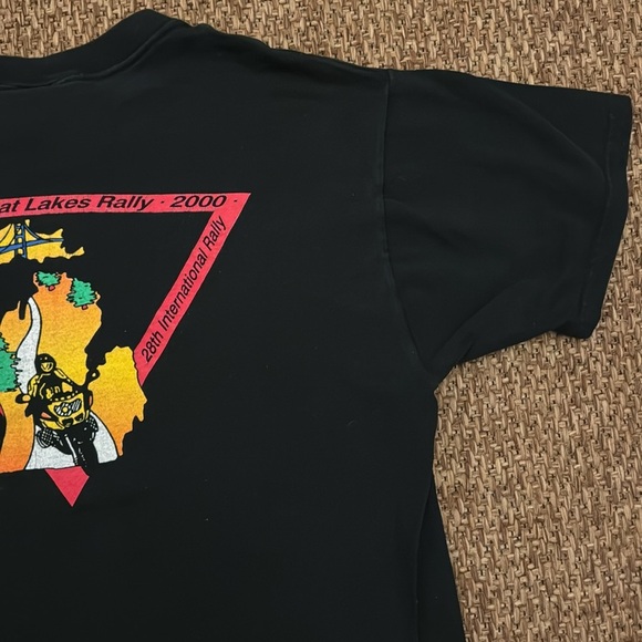 Vintage BMW Motorcycle Owners of America Rally Tee - Picture 4 of 9